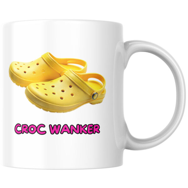 "Croc Wanker" Ceramic Mug 11oz Large Handle