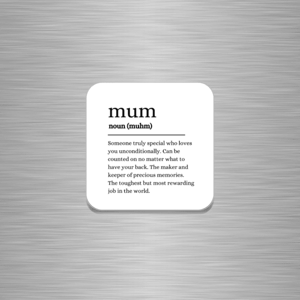 Mum Wooden Fridge Magnet