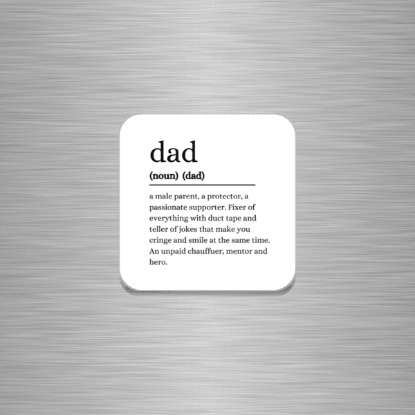 Dad Wooden Fridge Magnet