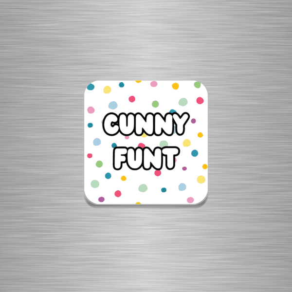 Cunny Funt Funny Wooden Fridge Magnet