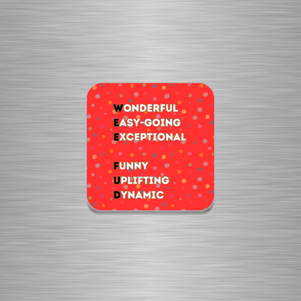 Wee Fud Word Play Funny Scottish Wooden Fridge Magnet