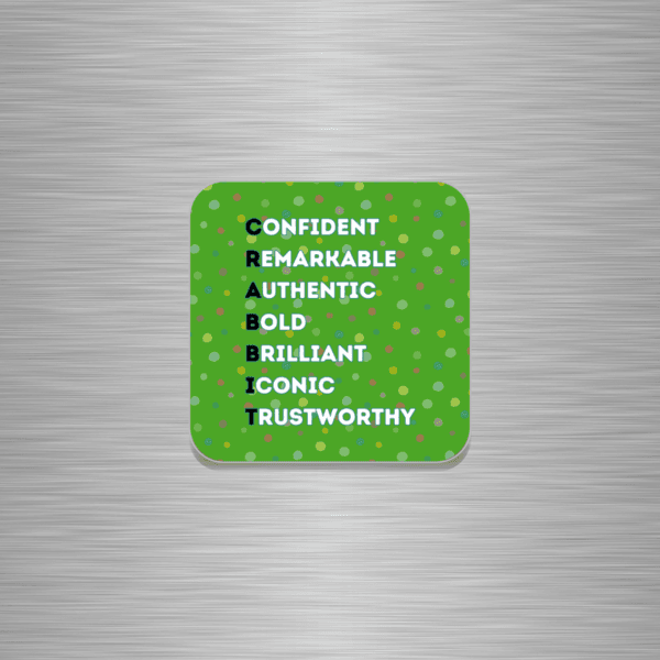 Crabbit Funny Scottish Wooden Fridge Magnet