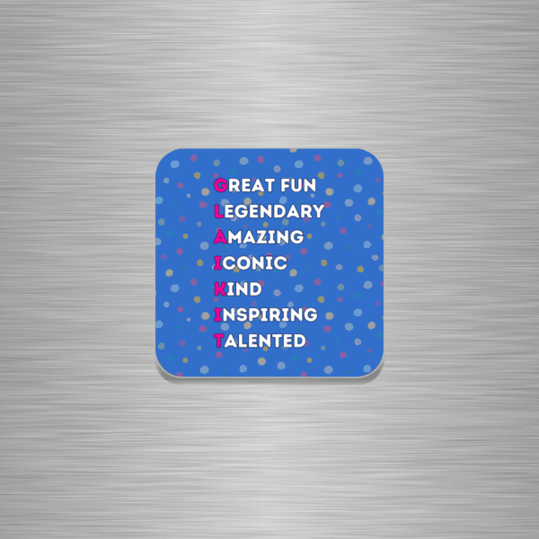 Glaikit Funny Scottish Wooden Fridge Magnet