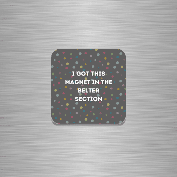 Belter Funny Scottish Wooden Fridge Magnet