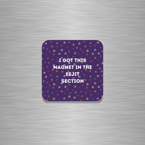 Eejit Funny Scottish Wooden Fridge Magnet