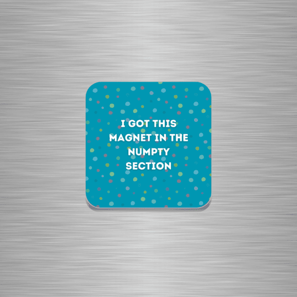 Numpty Funny Scottish Wooden Fridge Magnet