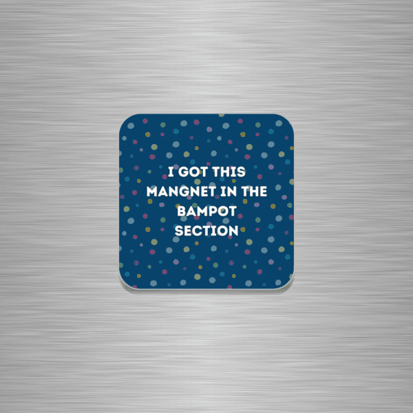Bampot Funny Scottish Wooden Fridge Magnet