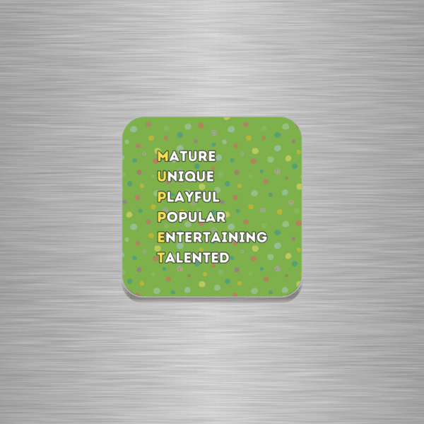 Muppet Word Play Funny Wooden Fridge Magnet
