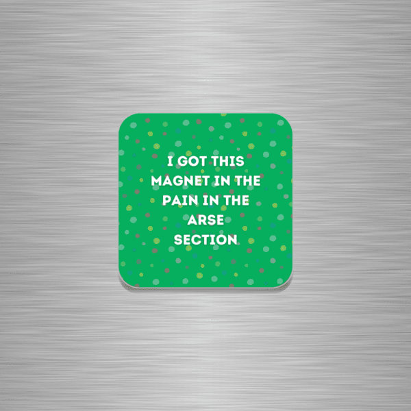 Pain In The Arse Funny Wooden Fridge Magnet