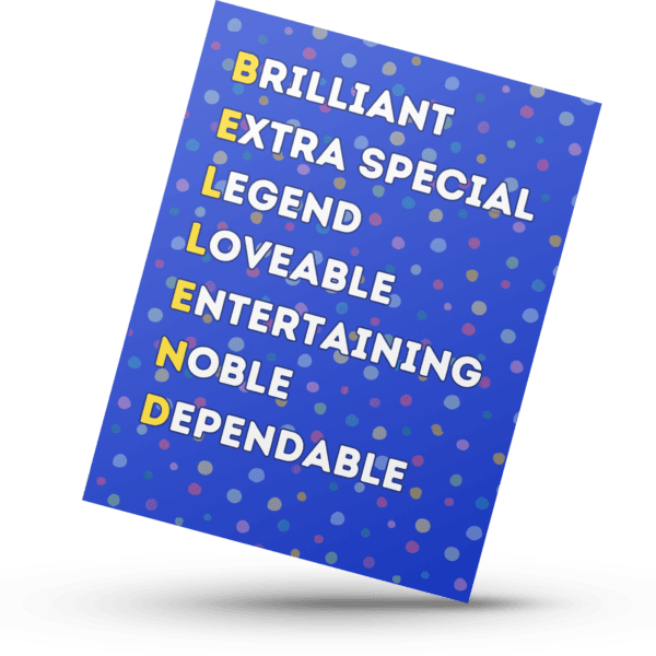 The Scottish Acronym Collection "Bellend" Banter Greetings Card